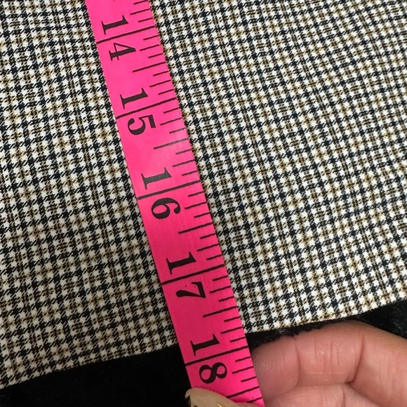 Dynamite A-Line Plaid Skirt with Buttons Academia - Picture 6 of 10